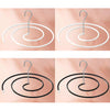 2pc Spiral Shaped Sheet Quilt Blanket Drying Hanger Round Rotating Clothes Hook