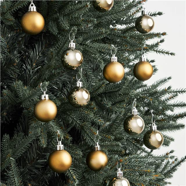 10X Christmas Tree Balls Baubles Xmas Hanging Ornament Home Party Decoration 6CM