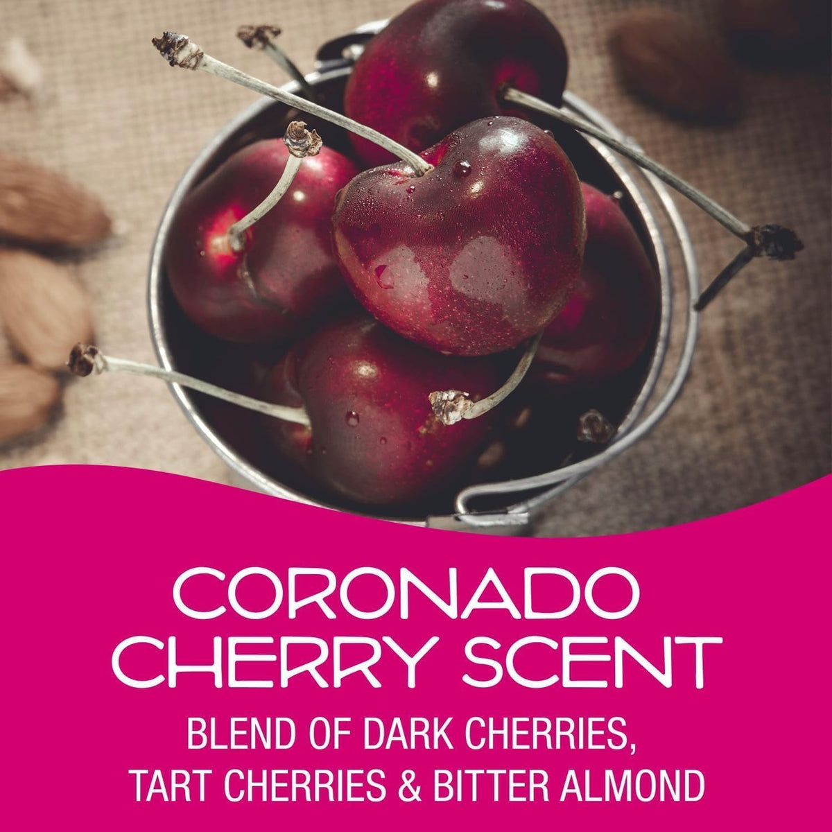 4x California Scents Coronado Cherry Car Air Fresheners Long Lasting Fragrance