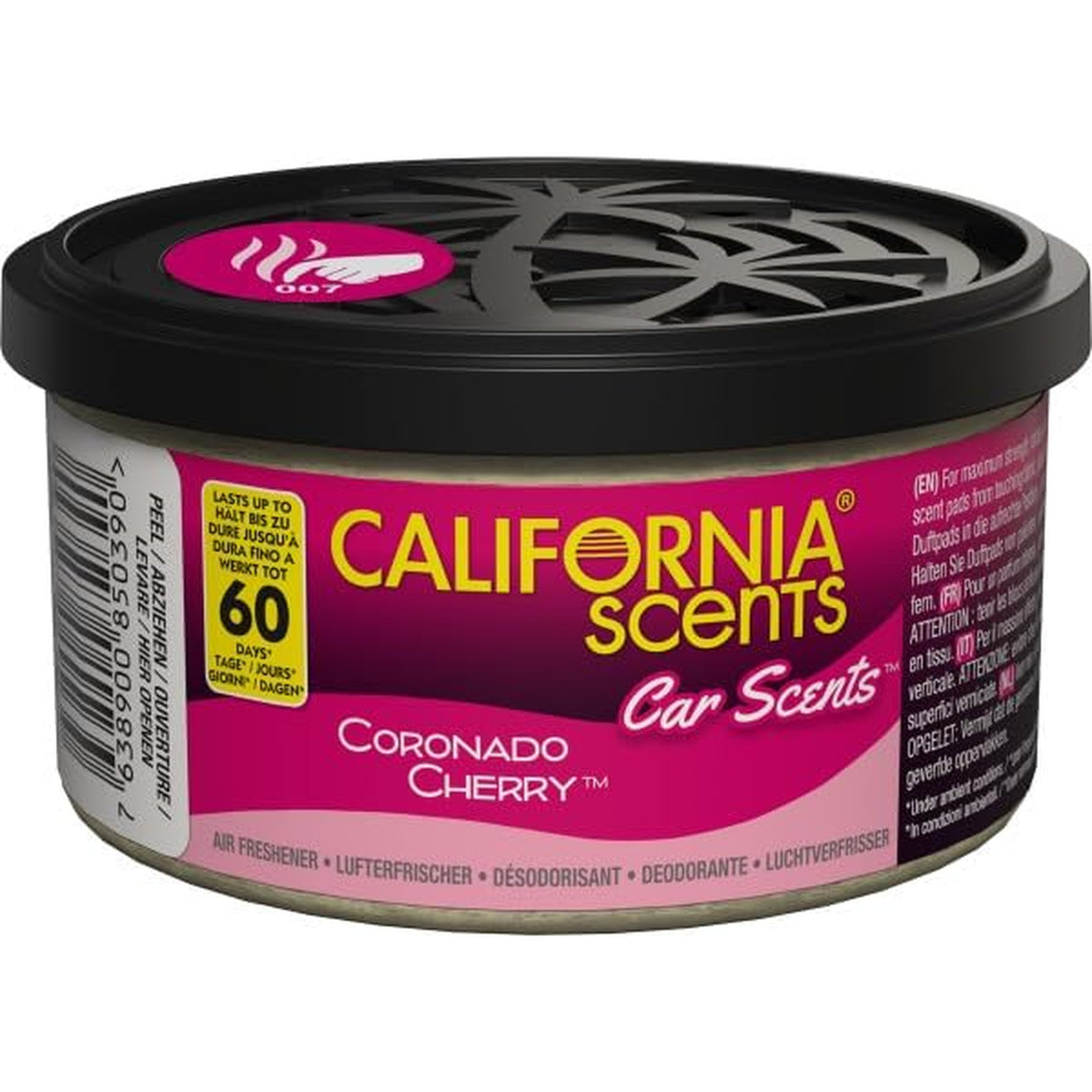 4x California Scents Coronado Cherry Car Air Fresheners Long Lasting Fragrance