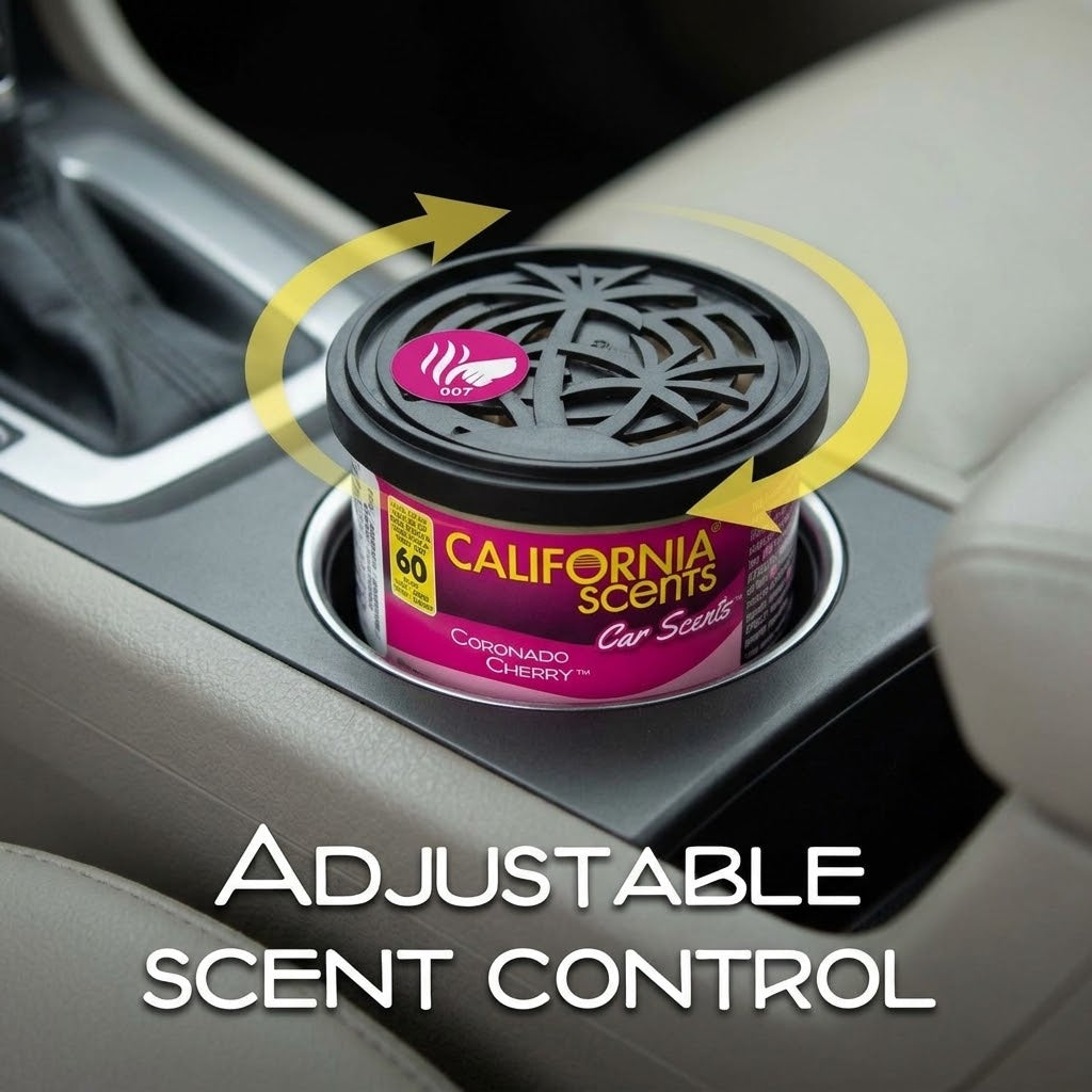 4x California Scents Coronado Cherry Car Air Fresheners Long Lasting Fragrance