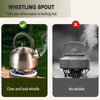 2L Camping Whistling Travelling Kettle Teapot Coffee Pot Portable Travel Hiking