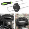 50 Weed Control Mat Membrane Pegs + Buffer Washer Pegs U-Shaped Galvanised Pins