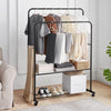 Heavy Duty Clothes Rail Rack Garment Hanging Display Stand Shoes Storage Shelves