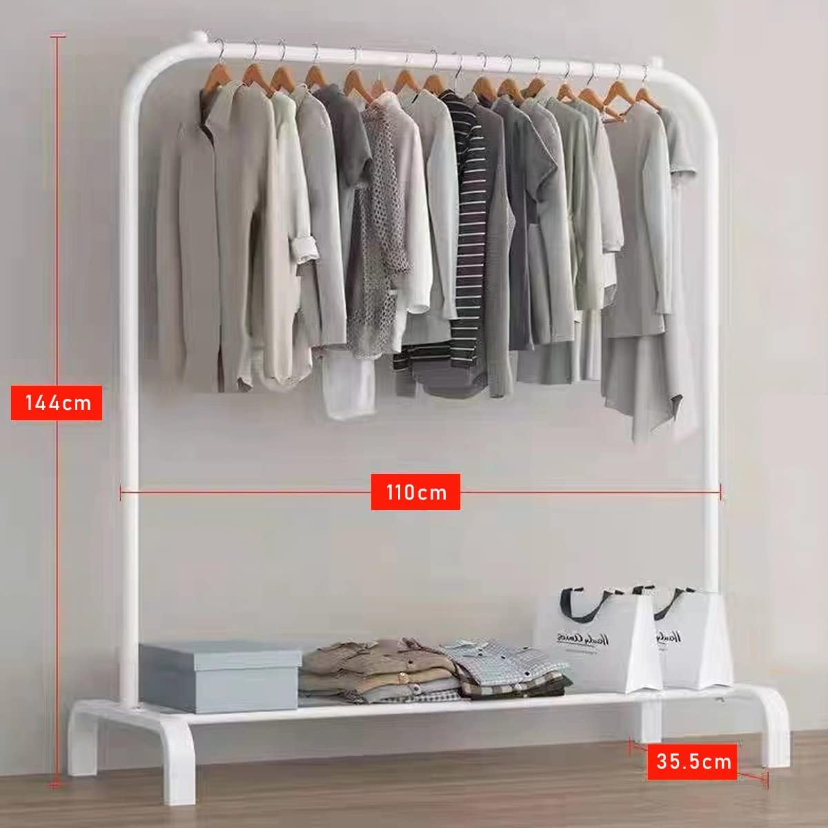 Transparent Clothes Garment Rail Rack Strong Zipped Cover Clear Protective Zip