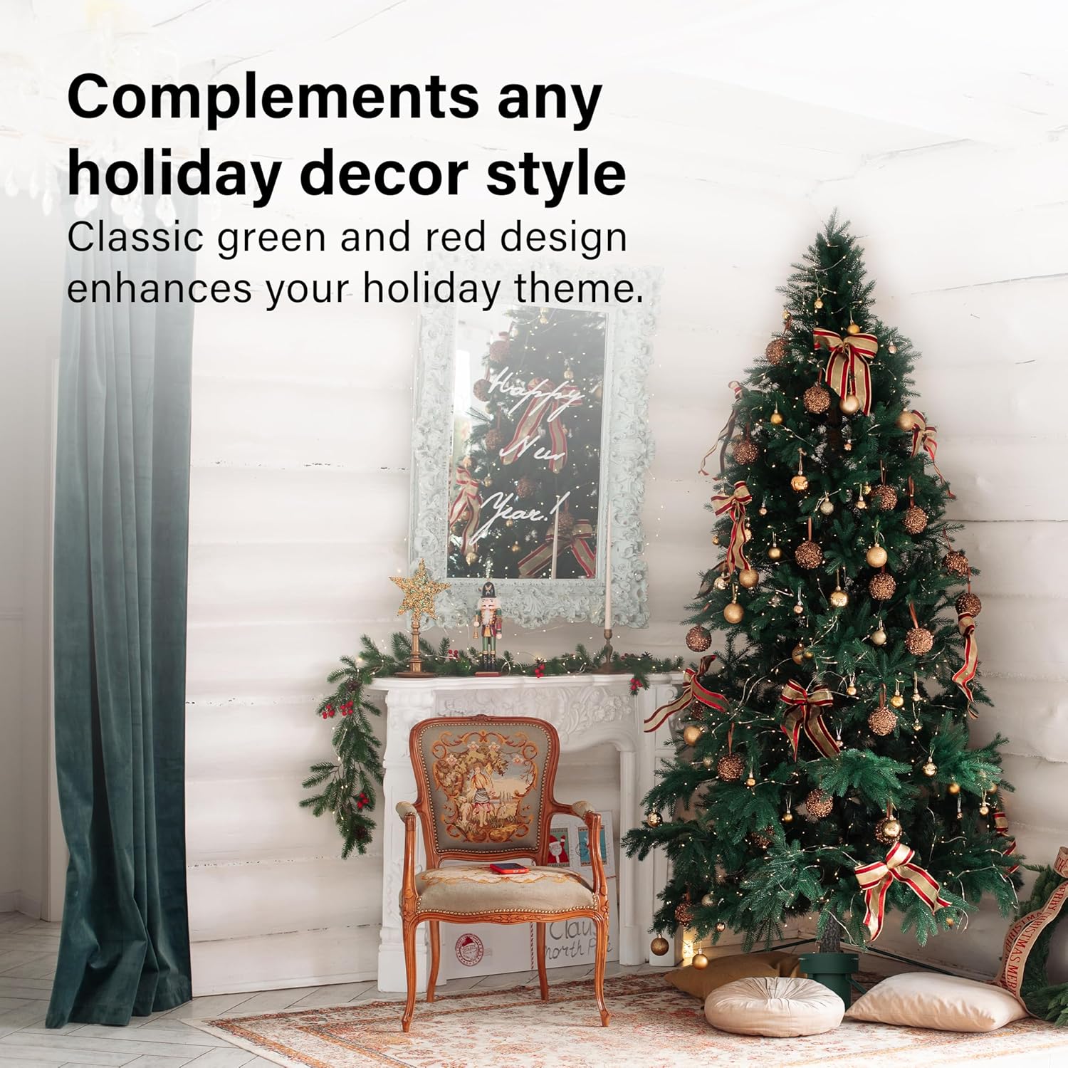 Real Christmas Tree Stand Base Holder Trees Up To 2.3M Tall 12cm Trunk 2L Water