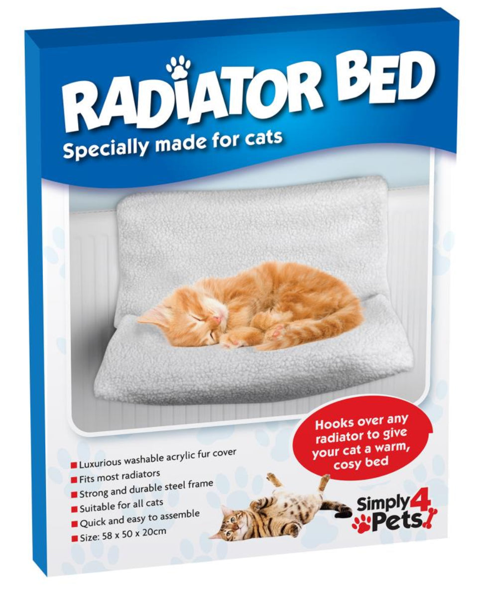 Cat Kitten Hanging Radiator Pet Bed Warm Fleece Basket Cradle Hammock Plush