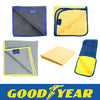 Goodyear Microfibre Synthetic Chamois Car Cleaning Cloth Buffing Wash Absorbent