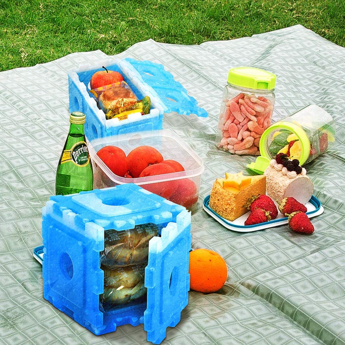Ice Pack Freezer Blocks for Cooler Bag Cool Box Picnic Box Bag