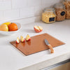 Glass Worktop Saver Kitchen Chopping Cutting Utensil Board Black Copper Slate