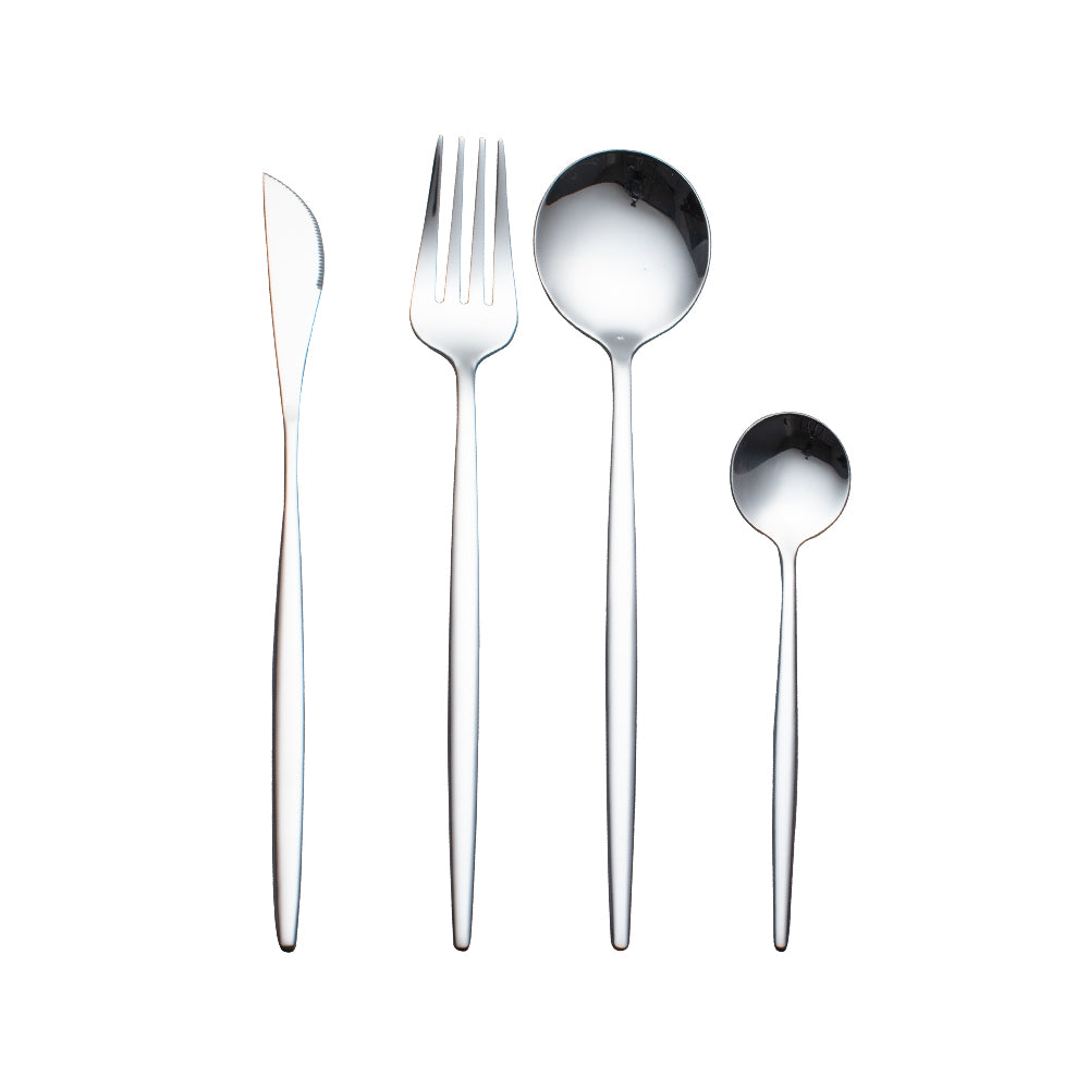 Premium Modern Cutlery Set Finest Quality Polished Stainless Steel 5 Colours