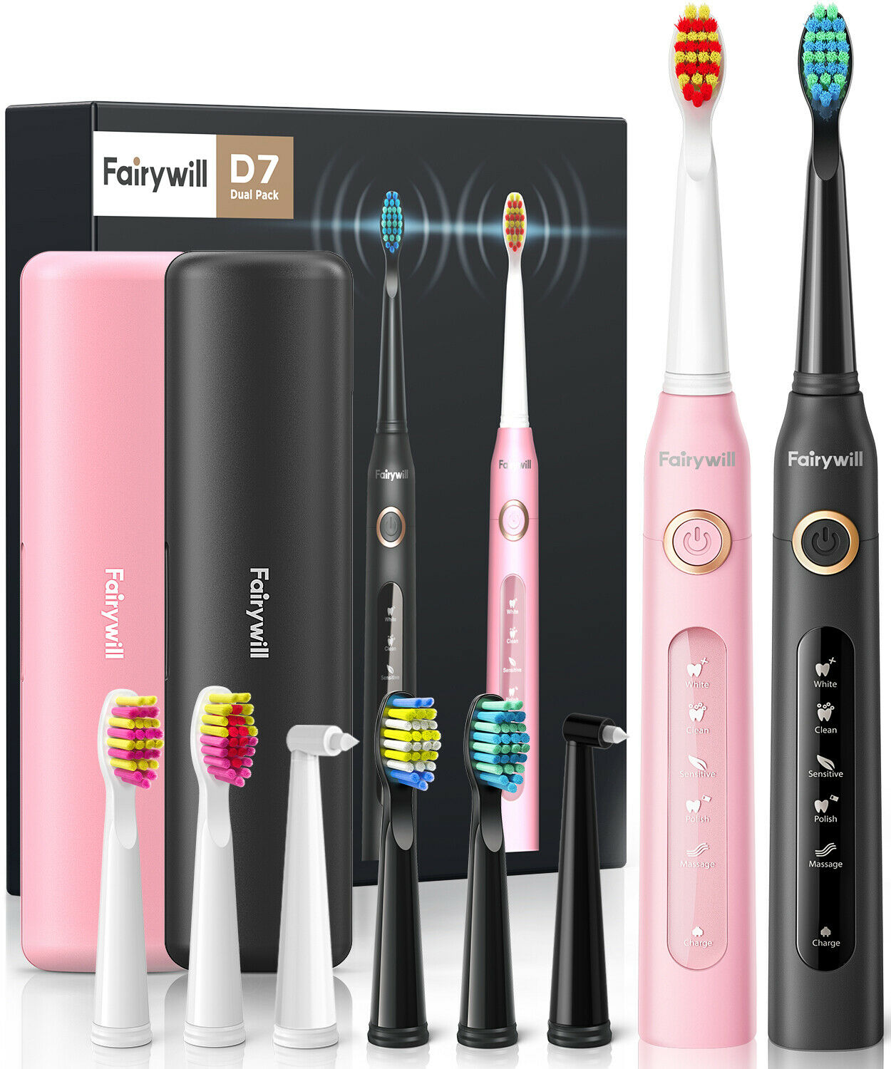 Clone of  DO NOT LIST Sonic Electric Toothbrush USB Rechargeable 4 or 8 Tooth Brush Heads Timer 5 Mode