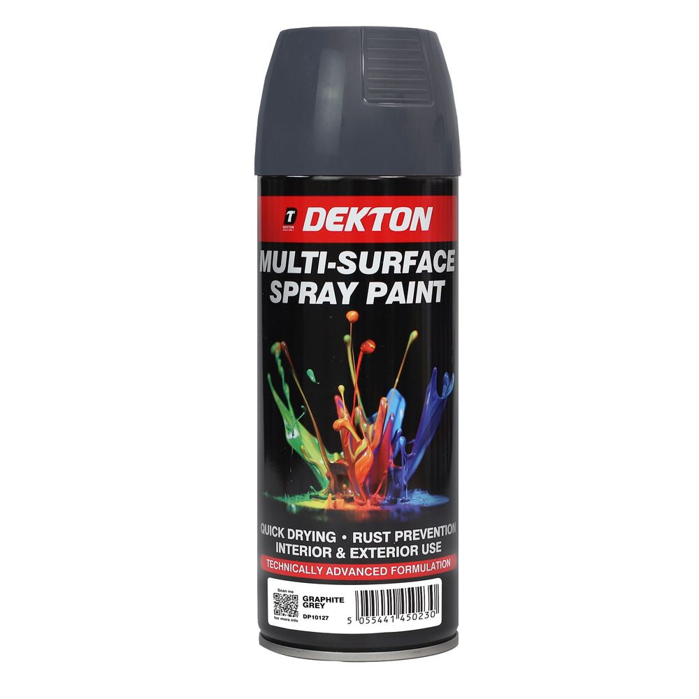 Dekton Multi Purpose Surface Spray Paint Matt Gloss Satin Metal Wood Plastic