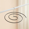 2pc Spiral Shaped Sheet Quilt Blanket Drying Hanger Round Rotating Clothes Hook