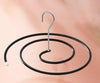 2pc Spiral Shaped Sheet Quilt Blanket Drying Hanger Round Rotating Clothes Hook