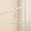 2pc Spiral Shaped Sheet Quilt Blanket Drying Hanger Round Rotating Clothes Hook