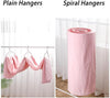 2pc Spiral Shaped Sheet Quilt Blanket Drying Hanger Round Rotating Clothes Hook