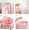 2pc Spiral Shaped Sheet Quilt Blanket Drying Hanger Round Rotating Clothes Hook