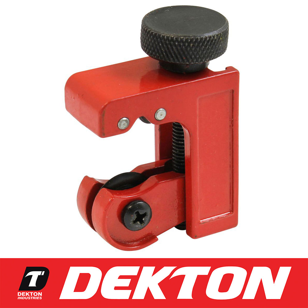 Dekton Adjustable Mini Tube Wheel Roller Copper Pipe Cutter 3 22mm 1/8