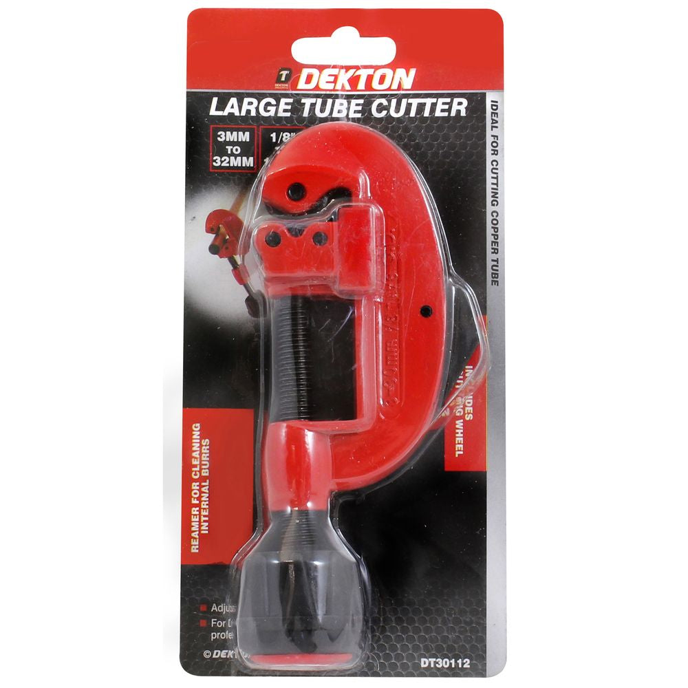 Dekton Adjustable Large Tube Wheel Roller Pipe Cutter 3 - 22mm 1/8