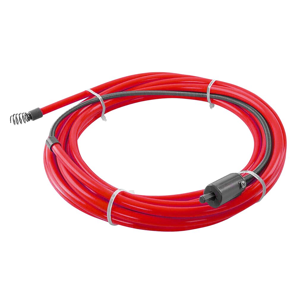 Dekton 7m Drain Auger Unblocker Flexible Pipe Cleaner Sink Unclog Hair Remover