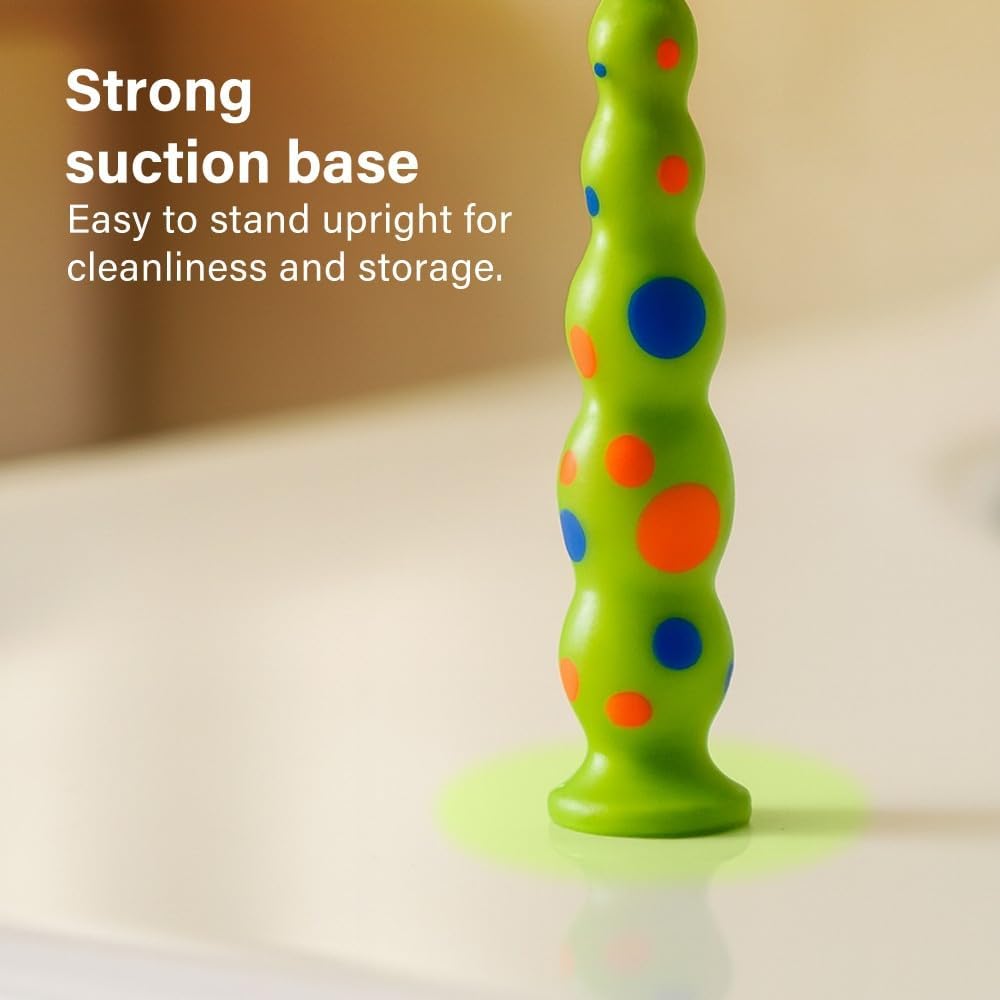 3 Pack Kids Toothbrushes with Medium Bristles Gentle On Gums Easy Grip Handles