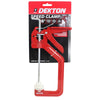 Dekton Heavy Duty 6 Inch Single Hand Use Speed Clamp Anti-Scratch Plastic Jaws