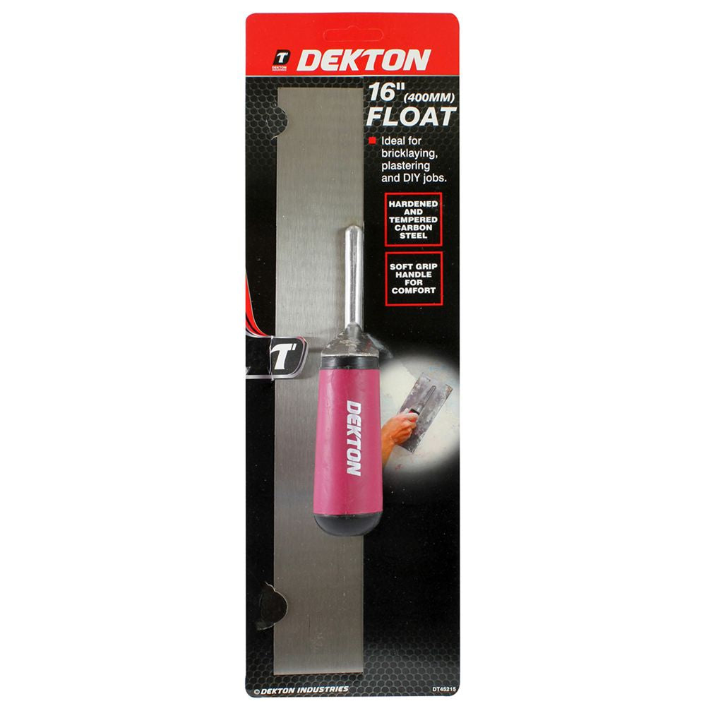 Dekton 16'' Soft Grip Plasterers Float Trowel Plastering Rendering Cement Skimming Tiling