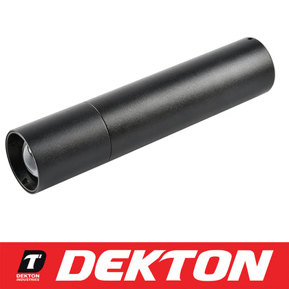 Dekton High Power Led Torch 120 Lumens 150m Flashlight USB Rechargeable