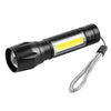 Dekton LED Torch 100 Lumens 100m Flashlight USB Rechargeable With Case