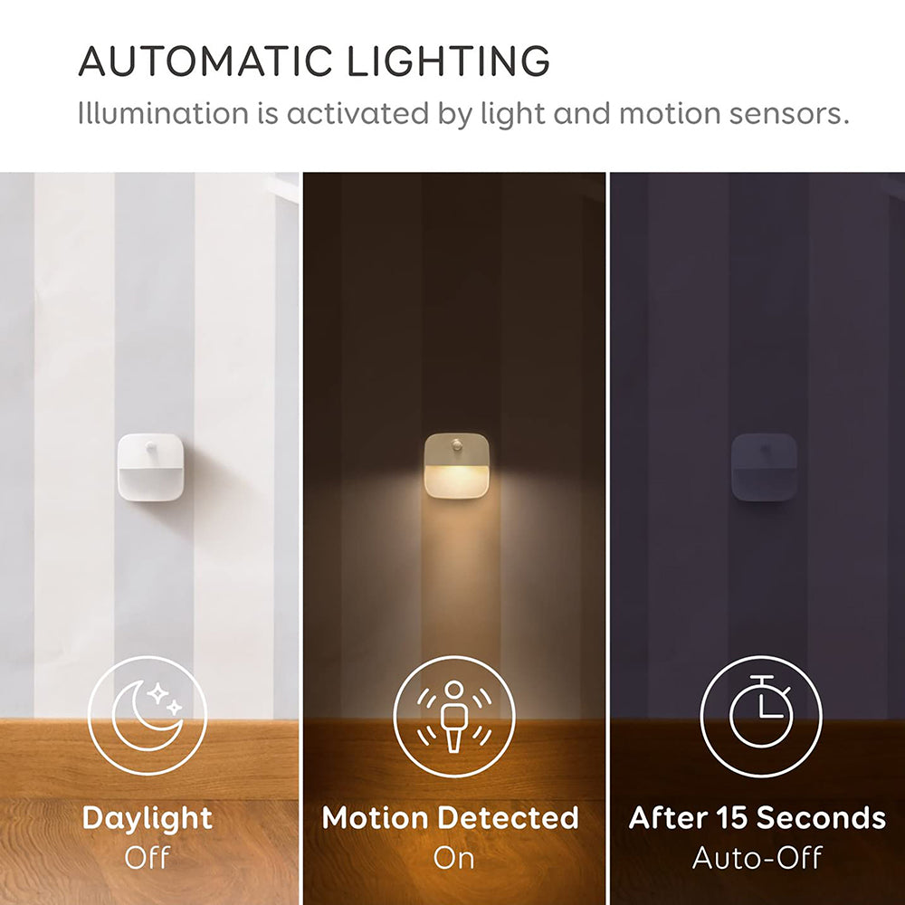 Dekton Pro Light XD15 Motion Indoor Sensor Lighting 15 Lumens LED Warm White Set