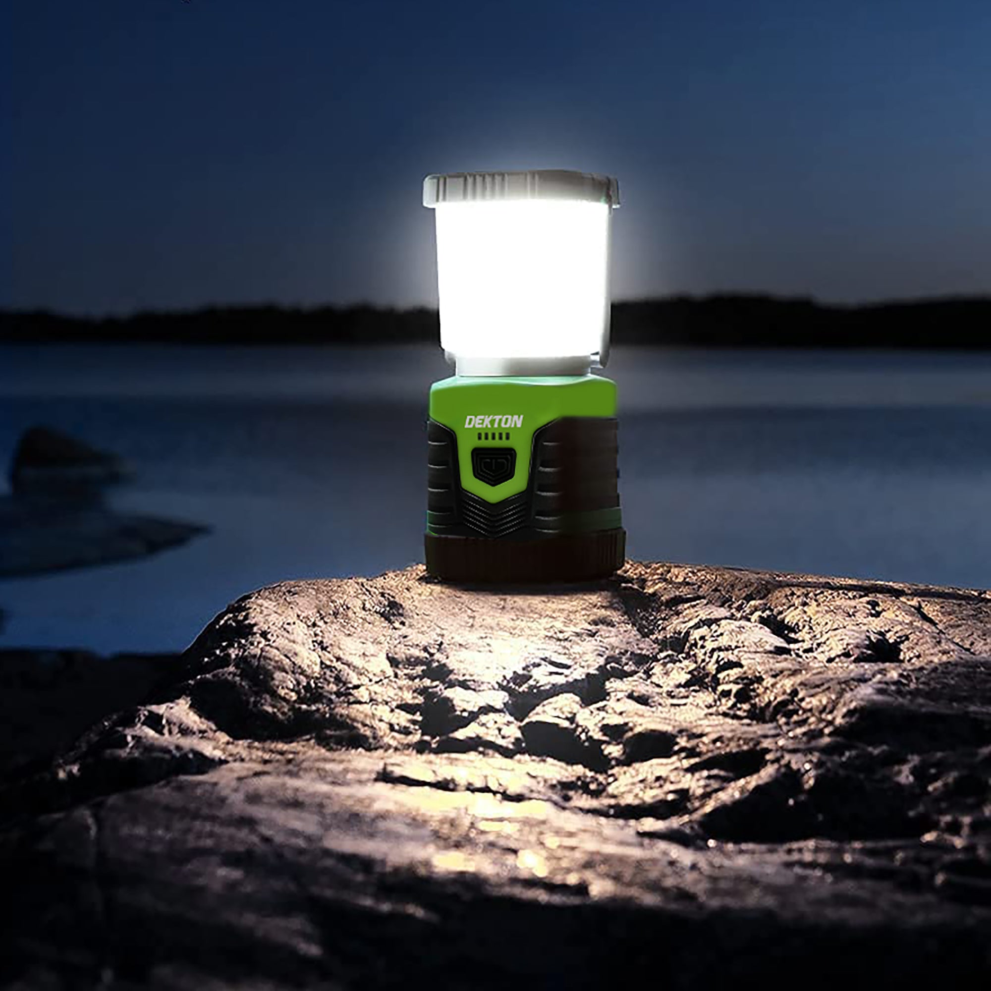 High Powered Rechargeable LED Camping Lantern Portable Power Bank 100 Lumens