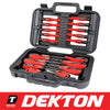 Dekton 58pc Magnetic Torx Pozi Hex Slotted Phillips Screwdriver Bit Set Storage