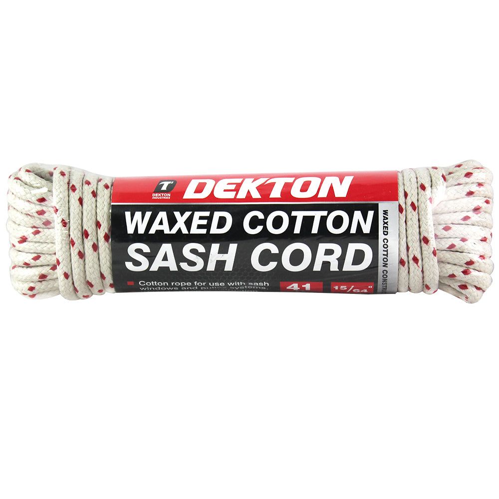 Dekton Waxed Cotton Sash Window Pulley Cord