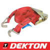 Dekton Durable Home Ratchet Straps Quick Release Lever Tie Downs Endless Strap