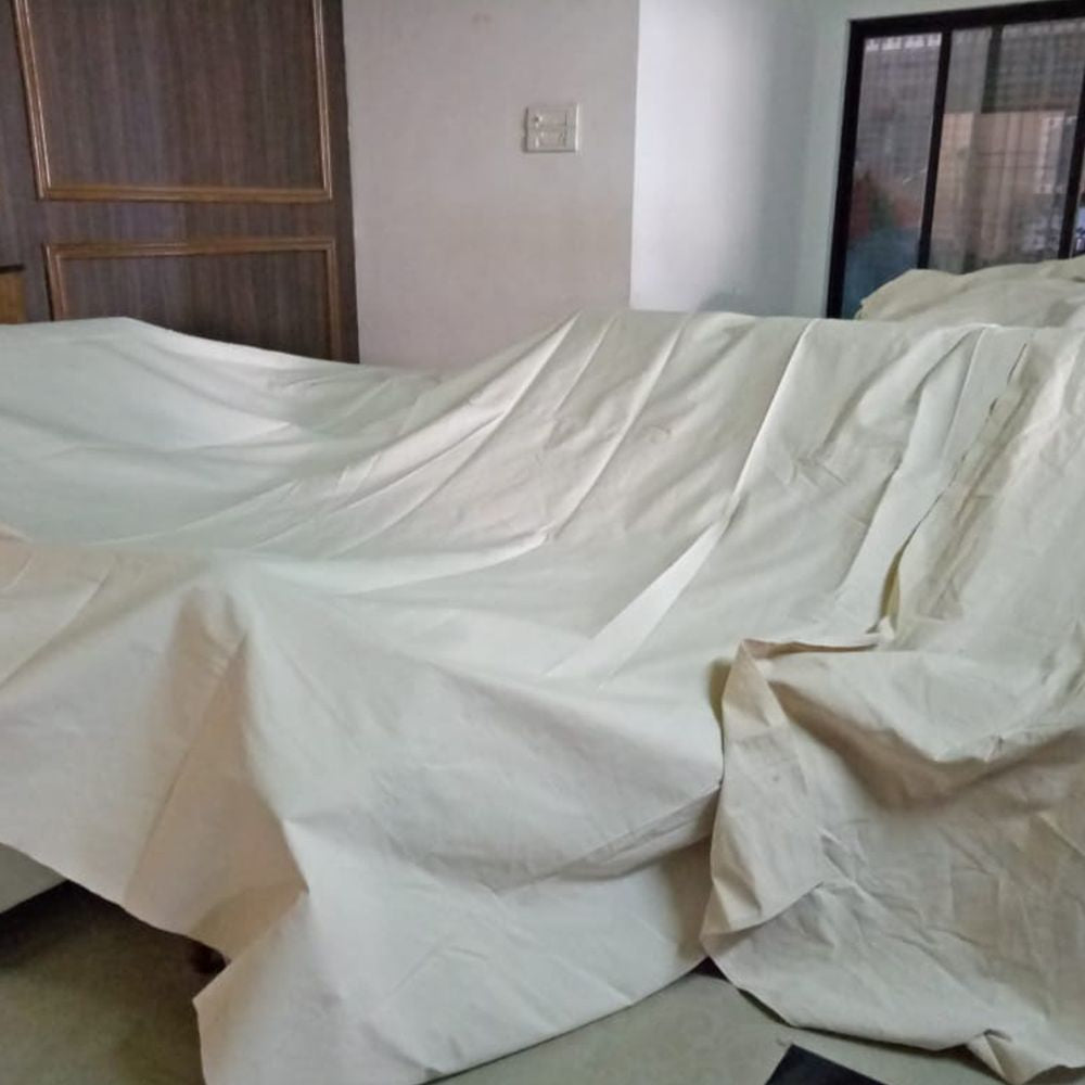 Dekton Double Sided Dust Sheet Water Resistant Protection Painting 3m x 2.5m DIY