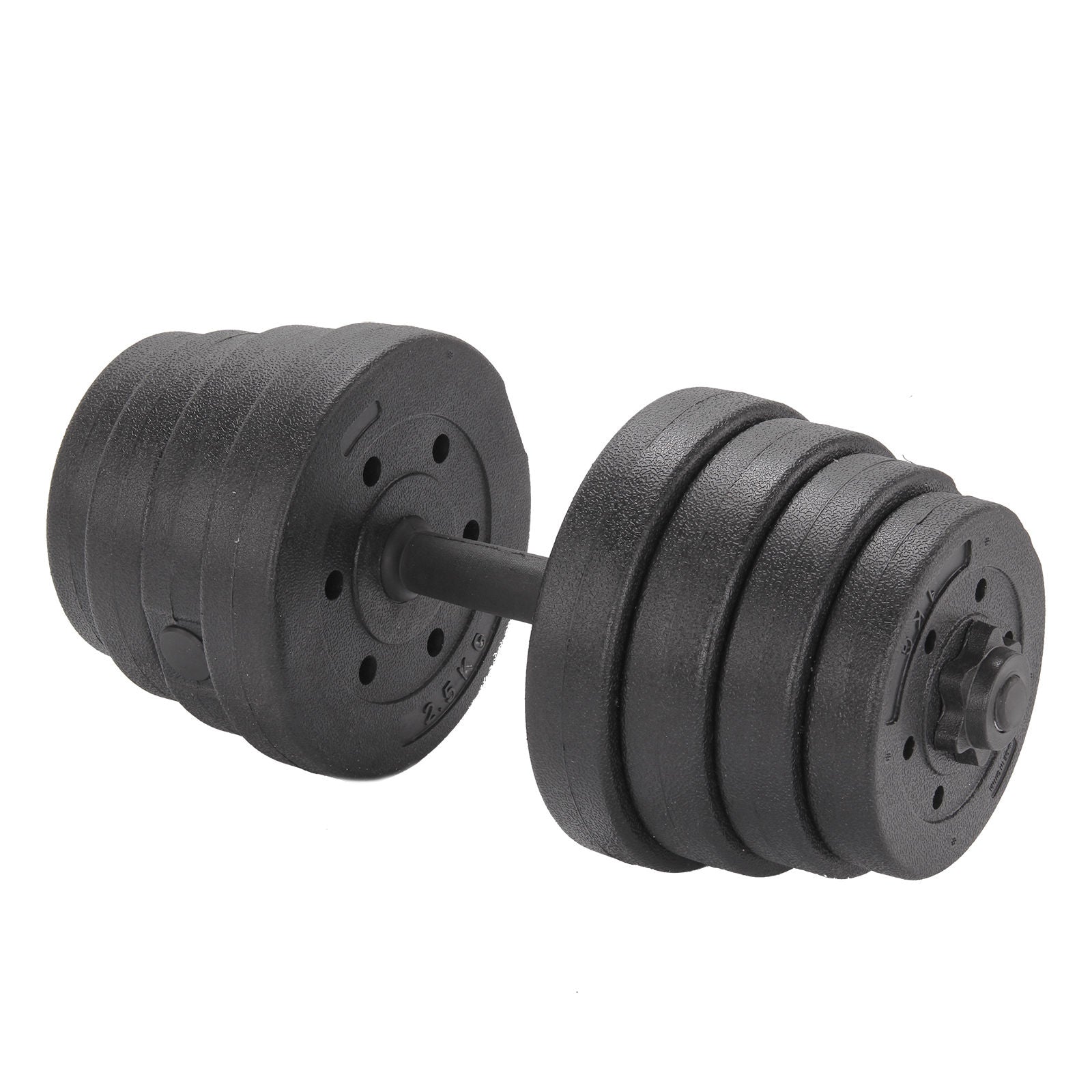 Deluxe 30Kg Dumbbells Pair of Weights Barbell/Dumbells Body Building Set Gym Kit