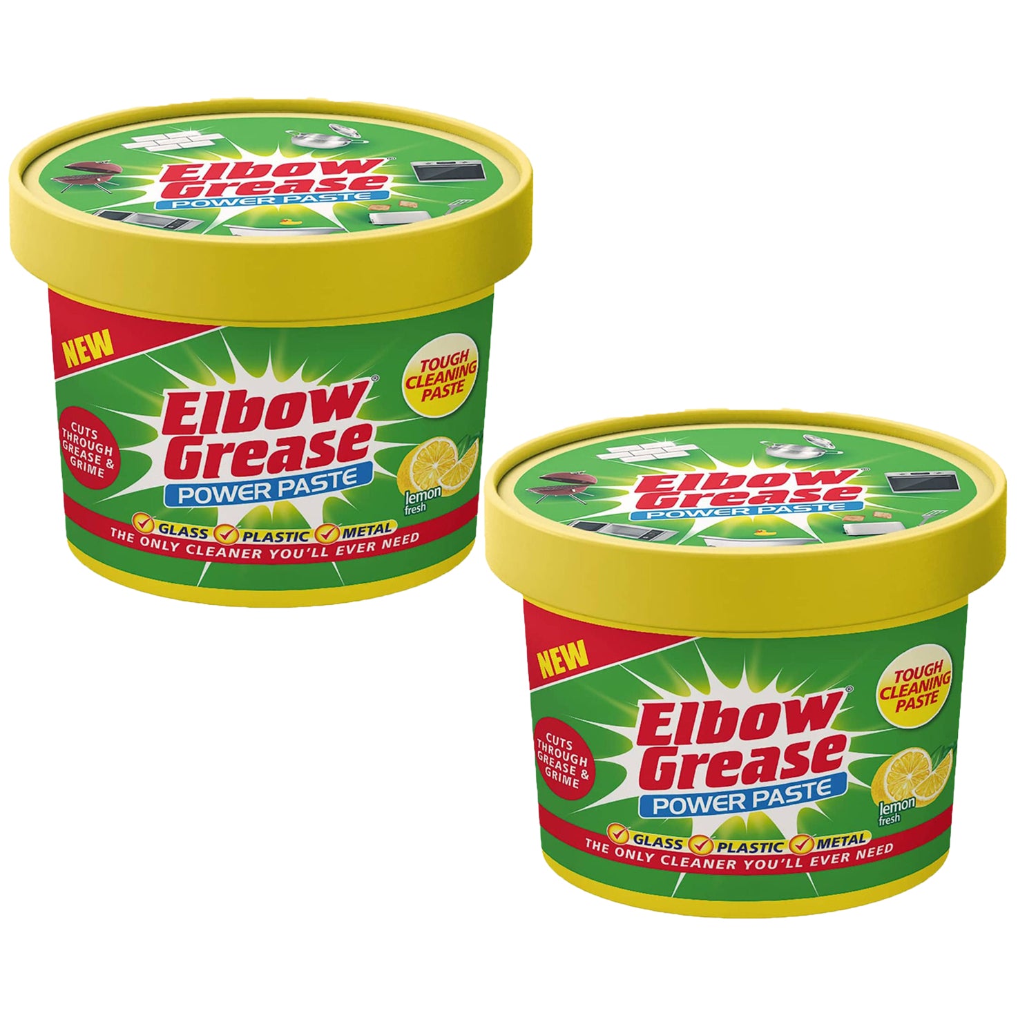 Elbow Grease Power Paste Tough Household Cleaning All Purpose Cleaner Lemon 500g