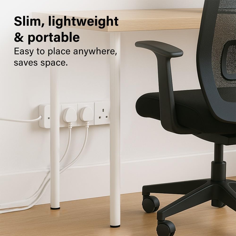 4 Way Extension Lead 2M / 5M Heavy Duty Long Cable Multi Socket Power Extension