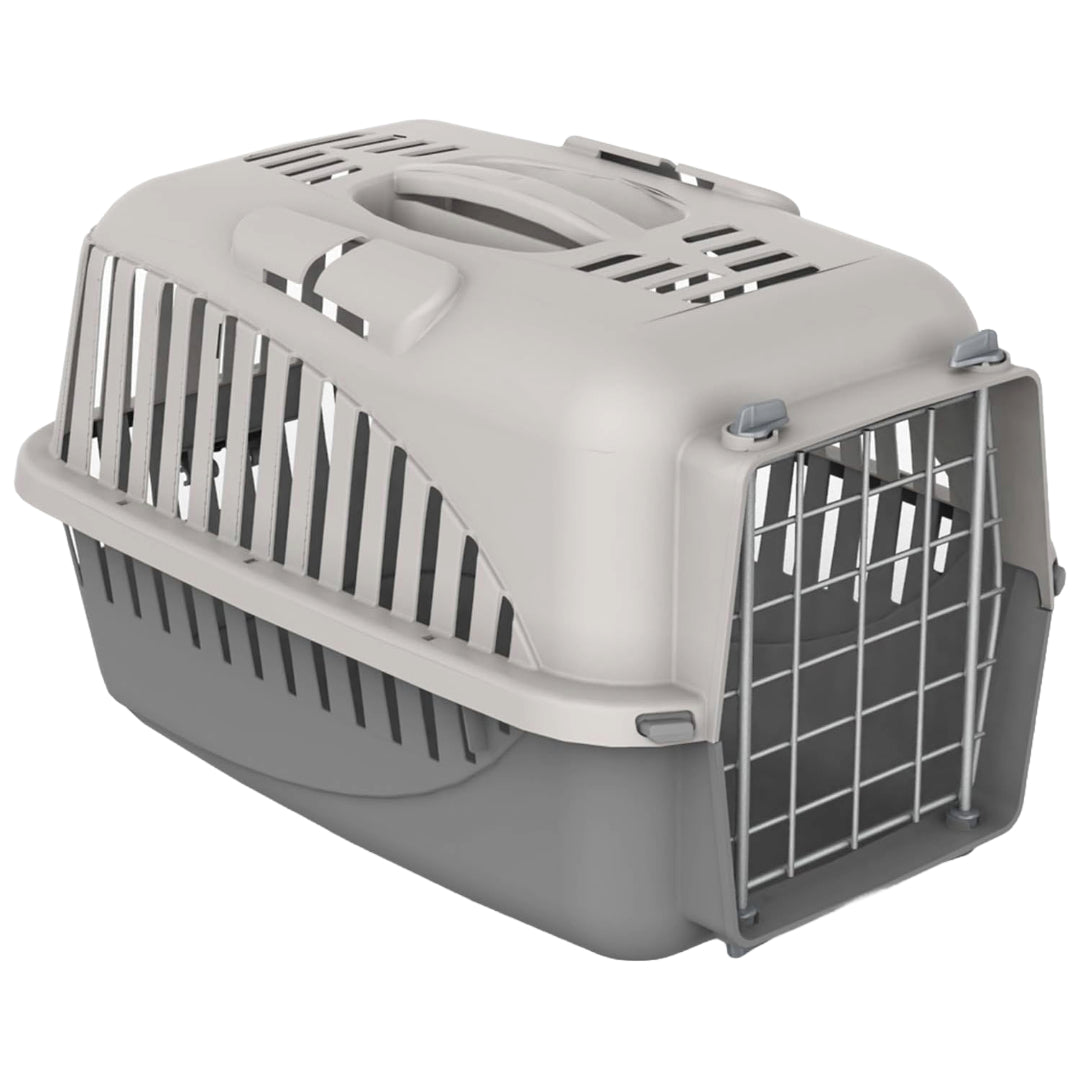 Pet Carrier Metal Door Dog Cat Carrier Safe Comfortable Travel Airline Approved