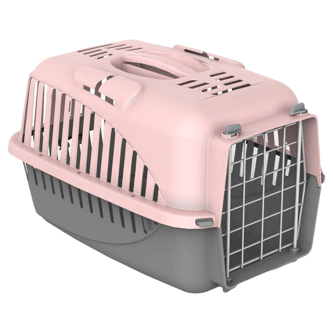 Pet Carrier Metal Door Dog Cat Carrier Safe Comfortable Travel Airline Approved