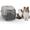 Pet Carrier Plastic Door Dog Cat Carrier Safe Comfy Travel Airline Approved