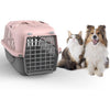 Pet Carrier Plastic Door Dog Cat Carrier Safe Comfy Travel Airline Approved