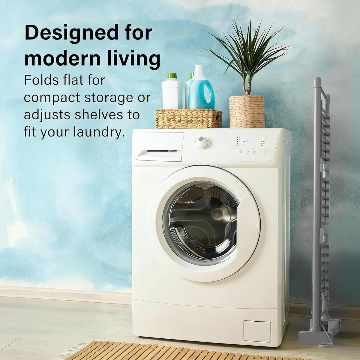 3 Tier Heated Clothes Airer with Cover Foldable Electric Drying Rack 24 Rails
