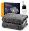 Large Electric Heated Blanket Throw Fast Heating 160x130cm  9-Hours Auto-Off