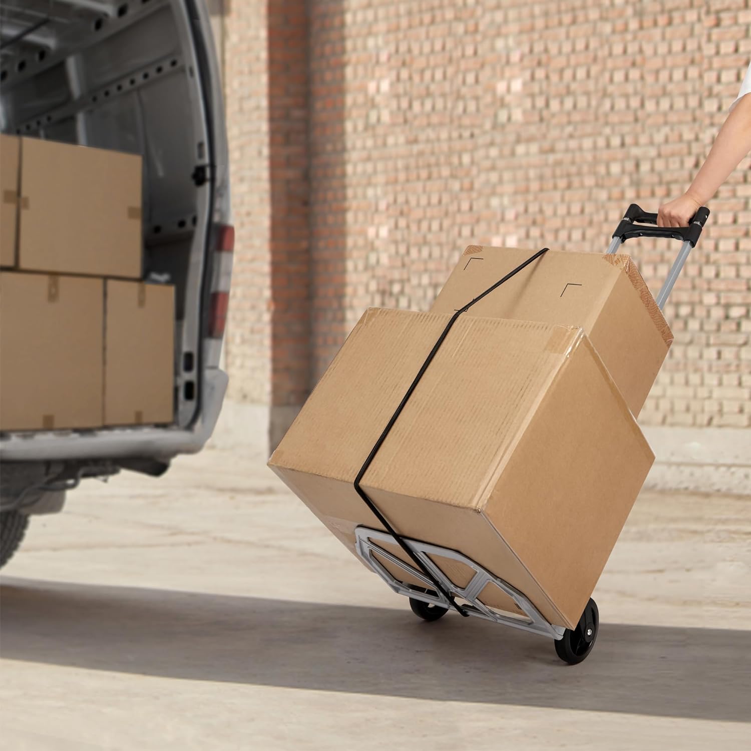 Sogesfurniture Aluminium Handtruck, Opvouwbare Zak Truck Trolley Heavy Duty 80kg Bheu Kt 2124 2366204734 Sogesfurniture Aluminium Handtruck, Opvouwbare Zak Truck Trolley Heavy Duty 80kg Bheu Kt 2124 2366204734