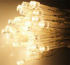 Christmas LED Fairy Lights Battery Operated - Xmas Tree Icicle String Table Wall