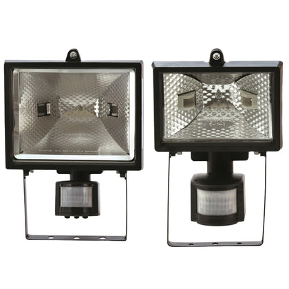 120W/400W PIR Motion Sensor Floodlight Security Outdoor Garden Halogen Lighting