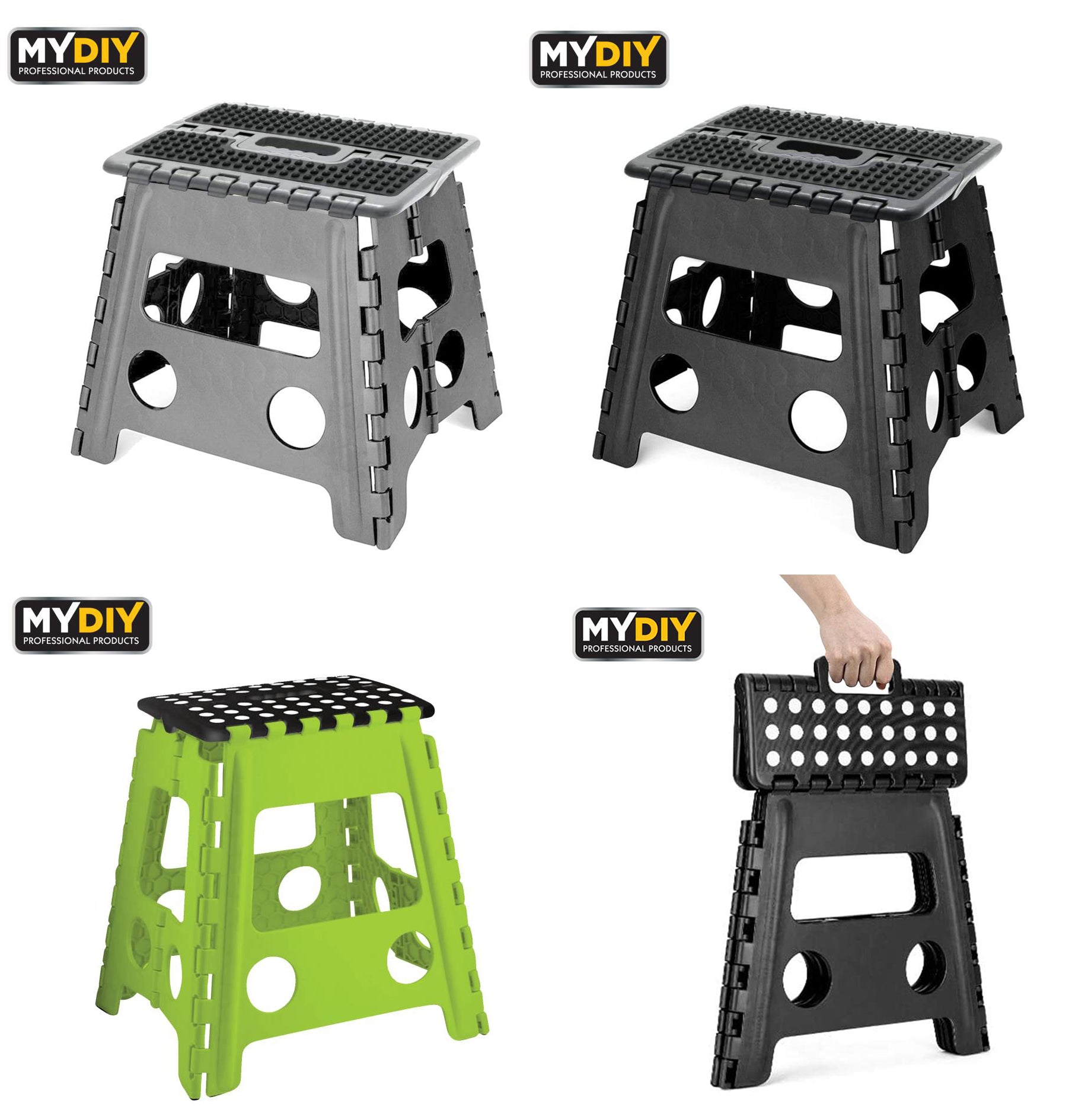 Heavy Duty Large Step Stool Ladder Folding Foldable Multi Purpose Home Kitchen