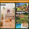 Expanding Freestanding Wooden Trellis Fence Solid Wooden Movable Lattice 105x180